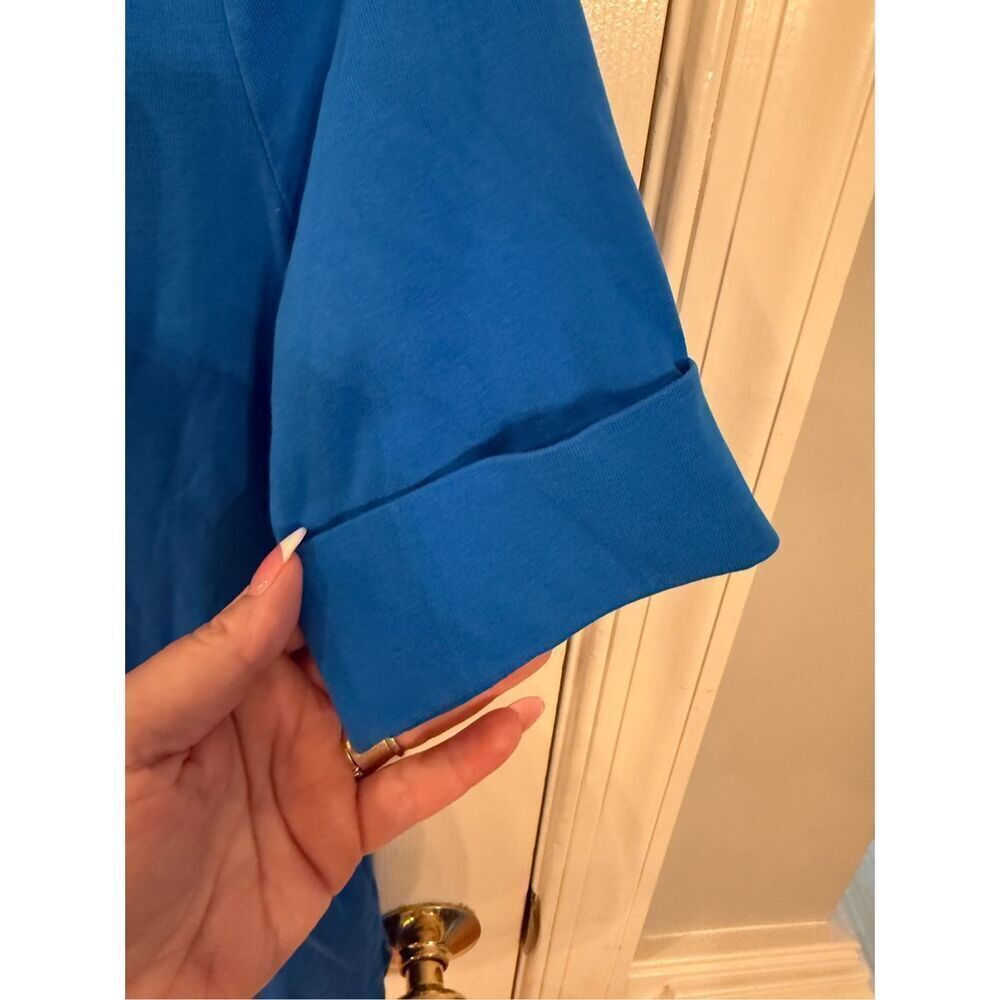 Lauren Ralph Lauren Royal Blue Short Cuffed Sleeve Boat Neck Too sz XL EUC - Picture 5 of 7